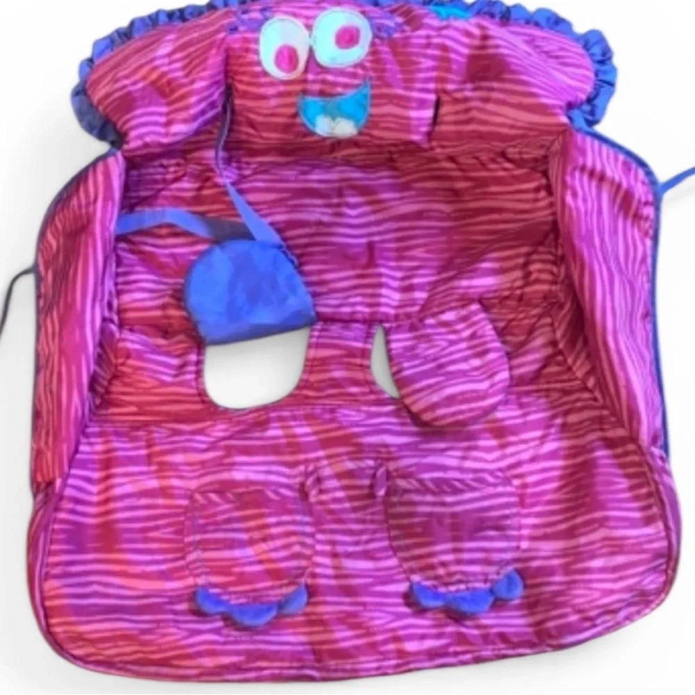 Pink and Purple shopping cart High Chair Cover